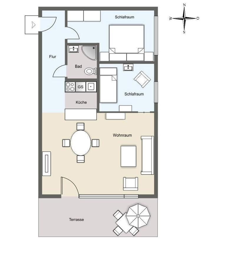 Ferienwohnung *Meeresleuchten* Wittdün Extérieur photo